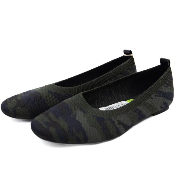 Sanctuary Knit Social Camo Ballet Flats Size 6 - Picture 1 of 10